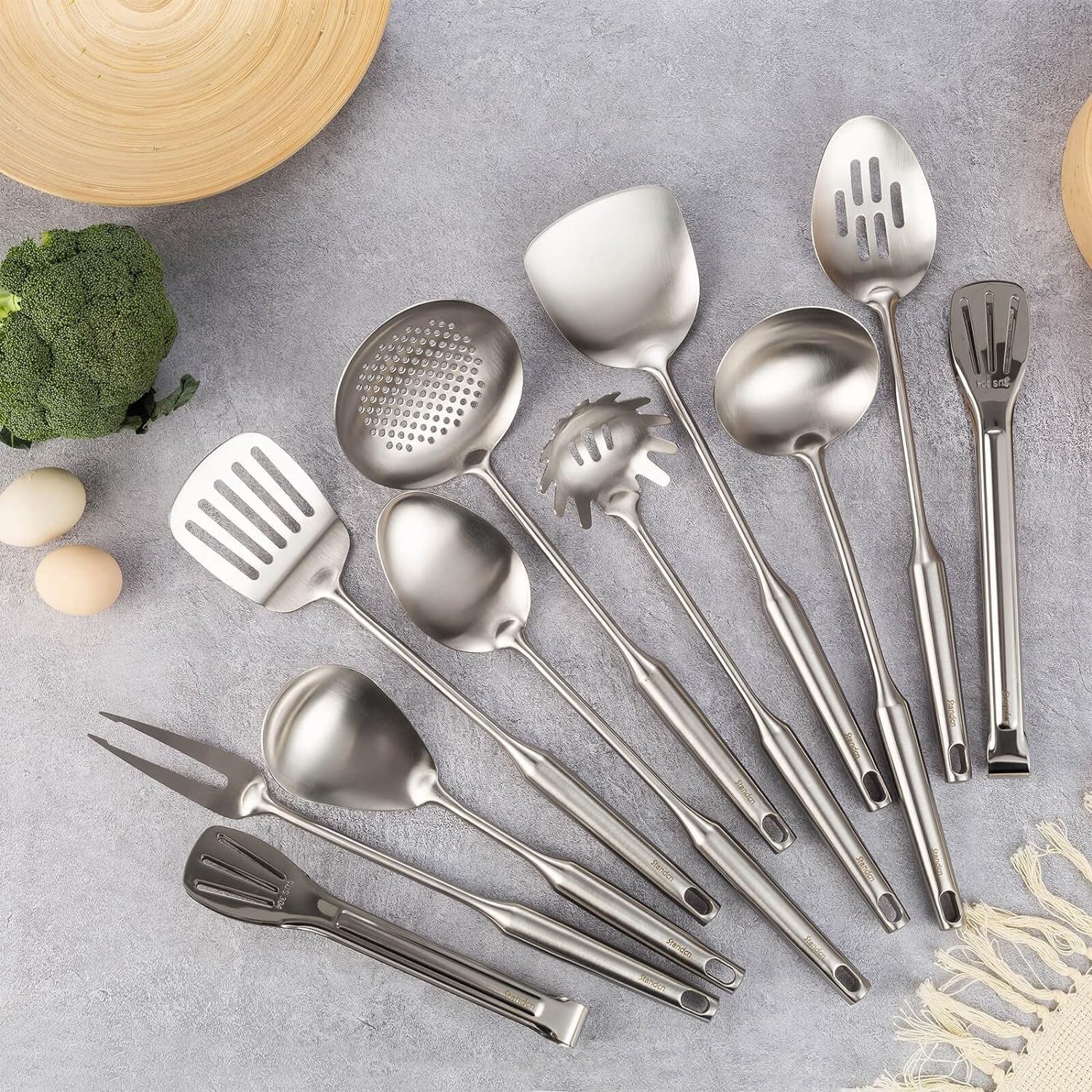  Stainless Steel Kitchen Utensils Set 